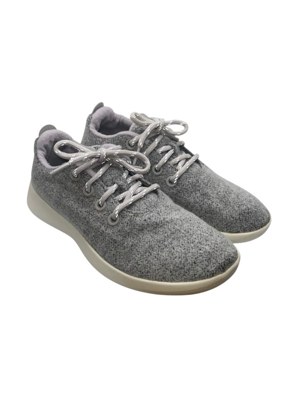 Allbirds Wool Runners Grey Merino Wool Sneakers Cream Sole Women’s‎ 10 US